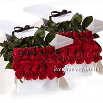 51 Roses in a gift box